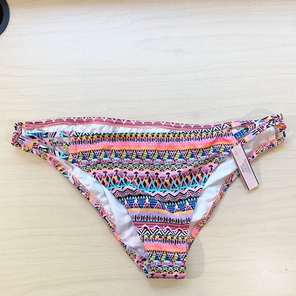 NWT Victoria Secret Strappy Cheeky Bikini Bottom - Picture 2 of 6